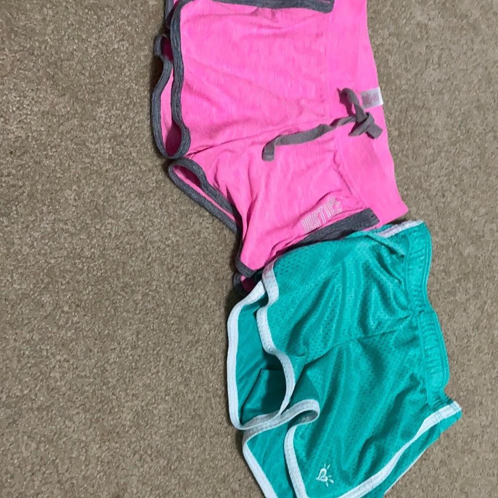 2 piece justice shorts no flaws